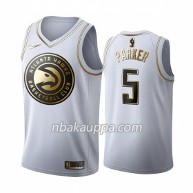 Atlanta Hawks Jabari Parker 5 Nike 2019-2020 Valkoinen Golden Edition Pelipaidat Swingman - Miesten